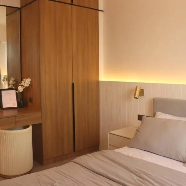 Modern Nordic 1 Bedroom Condo near Eastwood, Quezon City, hotel v destinaci Manila