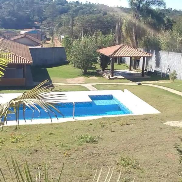 Chácara com piscina e amplo espaço gourmet à sete min da famosa estrada do roteiro do vinho - Foto 4