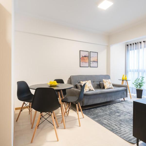 Localização Central! A 450 metros da Vila Germânica Loft com Piscina, Ar-Condicionado, Wi-Fi, Cozinha completa, Garagem Privativa, Espaço Zen, Academia, Sauna, e Mercadinho 24h - Foto 5