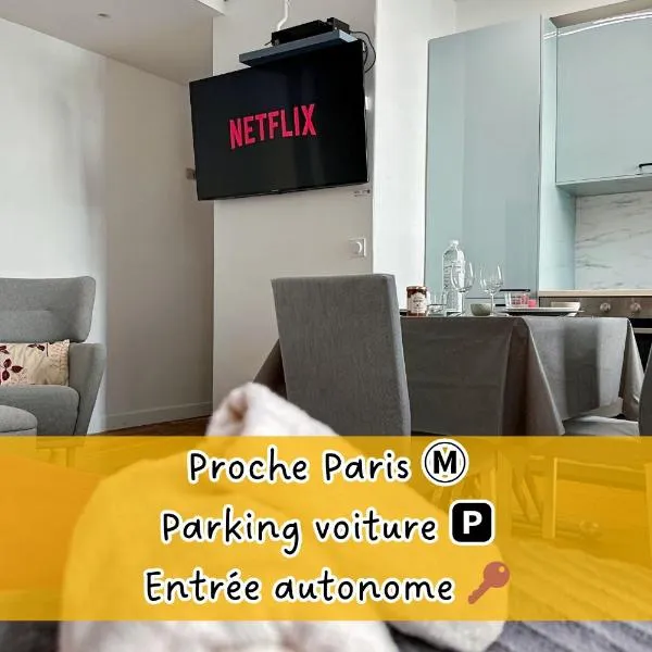Appartement entier calme - Parking FREE - Proche Paris et château - WIFI HD, hotel v destinaci Vincennes