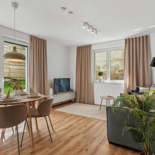 Modernes Apartment Bielefeld Zentrum,Parkplatz, Terrasse & kontaktloser Check-in, отель в Билефельде