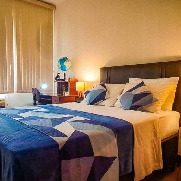 8min da praia, estacionamento amplo grátis, recepção 24h, cozinha completa, 5min do metrô e espaço home office com wi-fi rápido - Copa901 - Foto 3