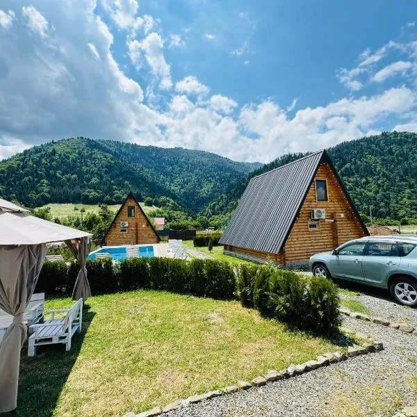 Eco cottage in Borjomi with pool 2, hotelli kohteessa Sadgeri