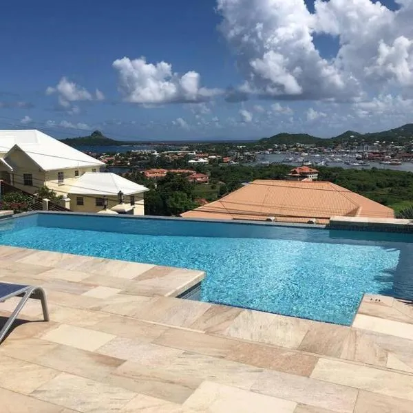 Deluxe Modern 1BR I Pool with Amazing Sea Views I Ideal Location, hotel v mestu Gros Islet