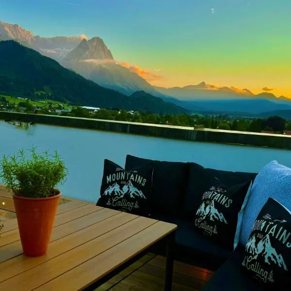 Dachterrasse Panorama-Glück II, hotel v destinaci Garmisch-Partenkirchen
