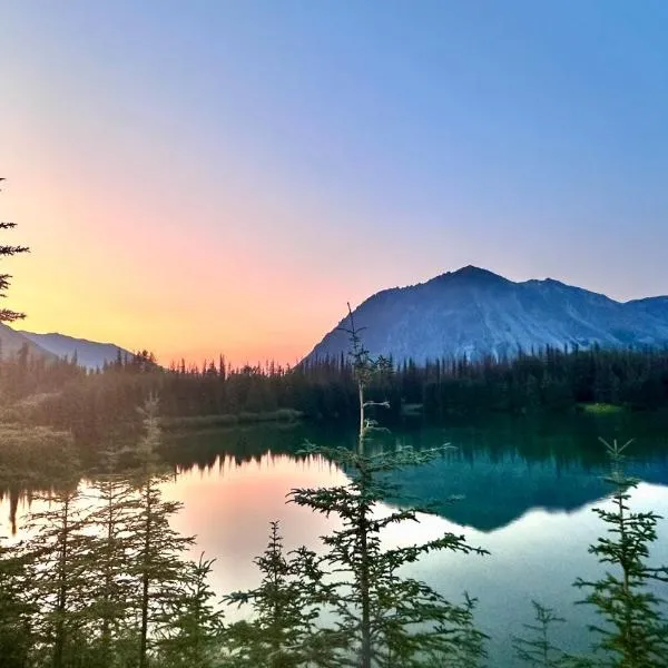 Twin Cabins-Trout and Grayling, hotel Cantwellben