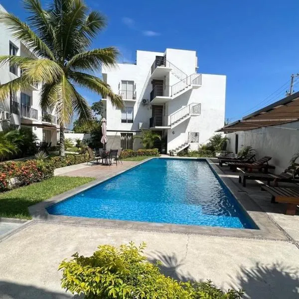 Apartamento con alberca cerca de la playa, hotel v destinaci Manzanillo