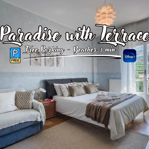 Paradise with Terrace - Free parking - Smart TV, hotel v destinaci Finale Ligure