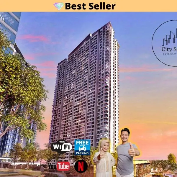Setia Alam Sunsuria Forum Soho Suites by Cityscape、セティア・アラムのホテル