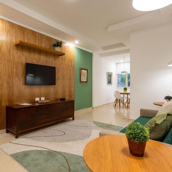 Vista Lateral para a Praia, 2 ou 3 quartos, wi fi, cozinha completa e ar. - Foto 5