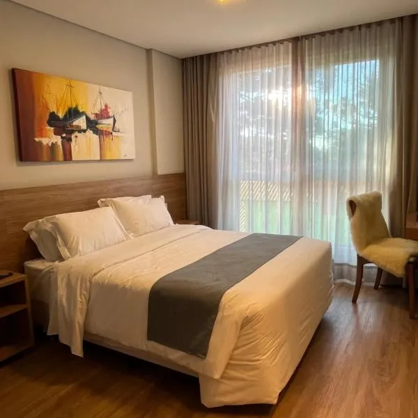 Aconchego Serra Class 205 Piscina, espaço kids, academia, sauna, khách sạn ở Canela