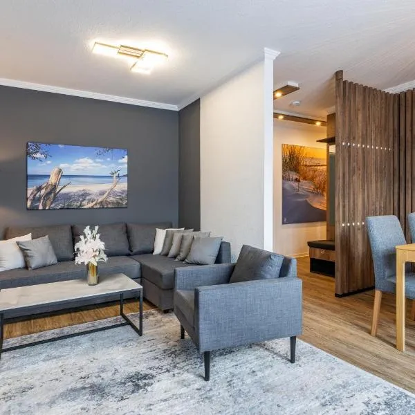 Moderne Appartement Wohnung mit 2 Schlafzimmern im Zentrum von Riesa, Hotel in Riesa