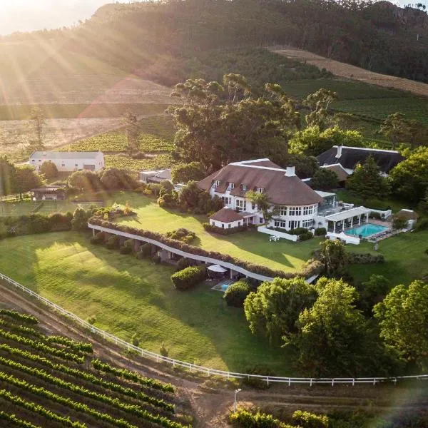 Mont Rochelle Hotel and Vineyard, hotel Franschhoekban
