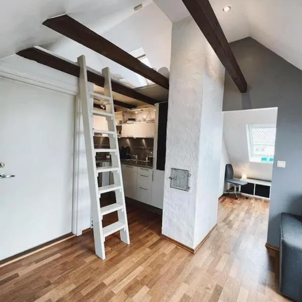Apartment with Loft & Window Balcony, Free parking, hotel a Bergen