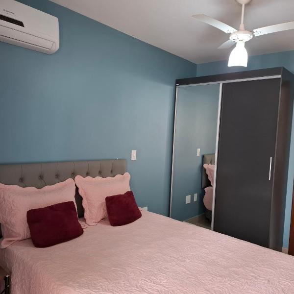 Edf Gil Nogueira - Praia do Morro - GUARAPARI - ES - Brasil - 4º Andar TELA Proteção - FRENTE Sol Manhã - 02 quartos com Split - WIFI - Varanda Gourmet com CHURRASQUEIRA - 02 elevadores - 01 Vaga - PISCINA - Sauna - Portaria 24 HRS - 50m da Praia do Morro - Foto 2