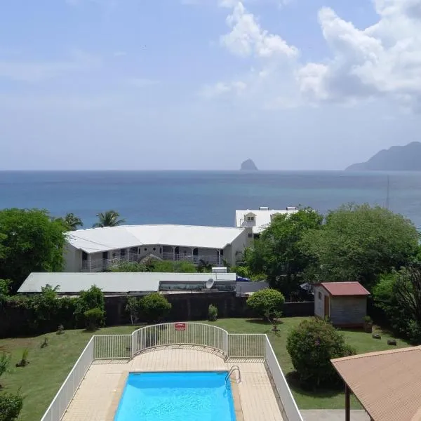 Appartement à Anse Mabouya en rez de jardin avec piscine à proximité des plages, hotel di Sainte-Luce