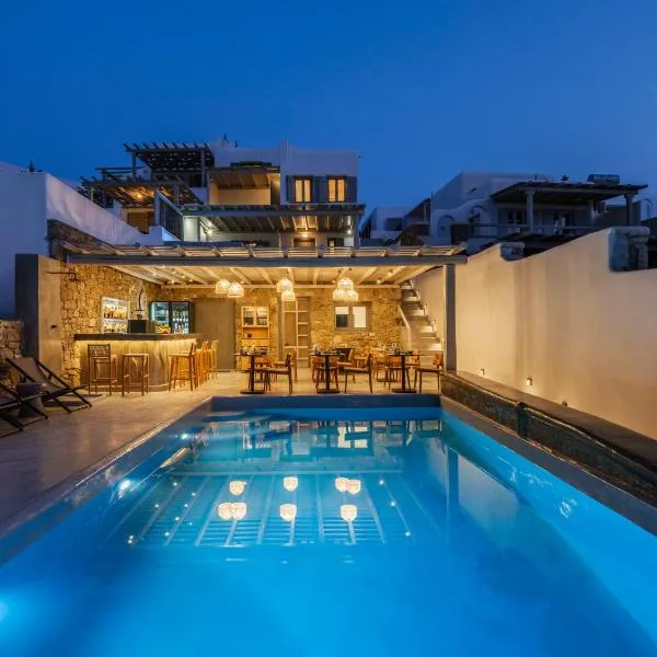 The Mykonist Merchia Beach Villas & Suites, hotel a Merhia-parton