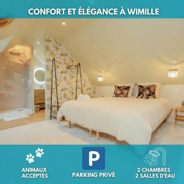 Le Nature - Appartement 4p Wimille -Wimereux, hotel in Wimille