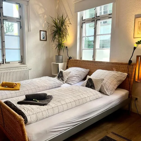 Altstadt Studio Esslingen, Kingsize Bett, Küche, privates Bad, hotel di Esslingen