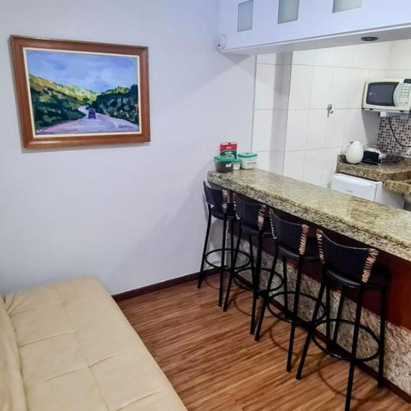 Flat Pasárgada 906 - Apt com vista frontal da Praia da Costa, academia moderna, piscinas panorâmicas, minimercado e lavanderia - Foto 5