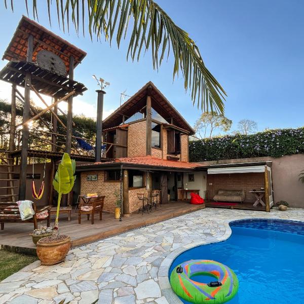 Casa de Hospedes Chalé Rustico com Banheira e Piscina Privativa a 1h de SP Espaço Totalmente Privativo - Foto 4