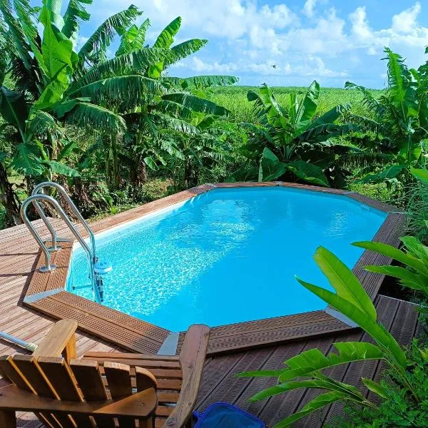 Kaz a Klemence Gite creole avec piscine et table dhotes a Anse Bertrand, hotel in Anse-Bertrand