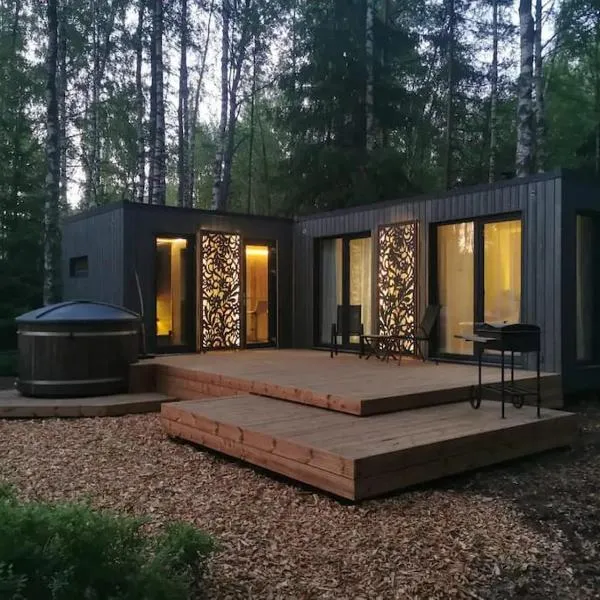 Metsavaatega majake Pärnu piiril, hotel v destinaci Paikuse