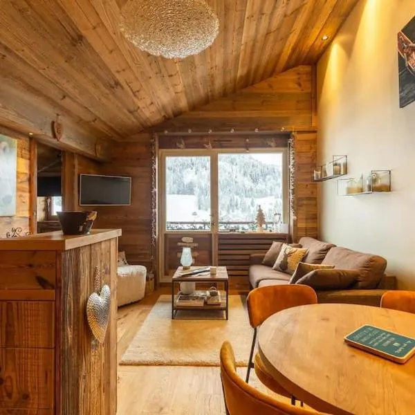 Appartement La Clusaz, Les Fiaux 4 personnes, hotel v destinácii La Clusaz