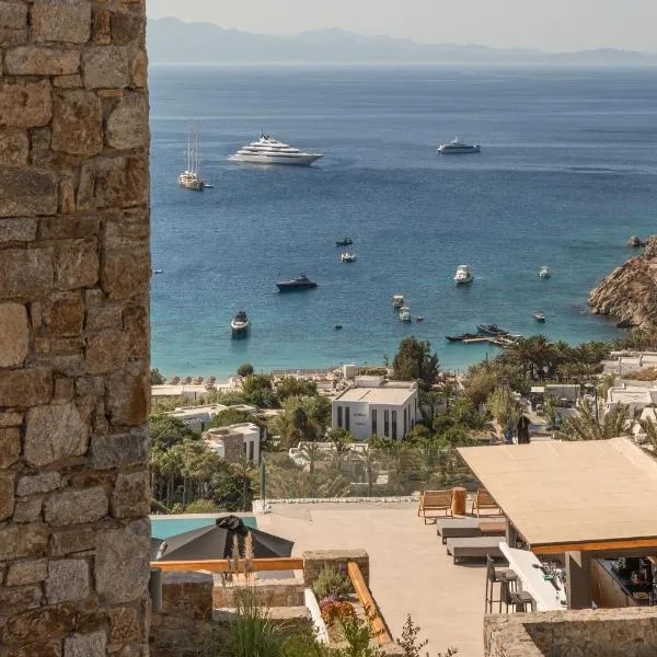 Calma Suites Mykonos, hotel Pszarúban