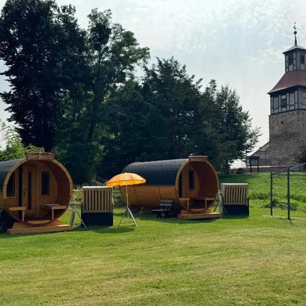 Heinrich's Schlaffässer im Nuthegarten, hotel v destinaci Walternienburg