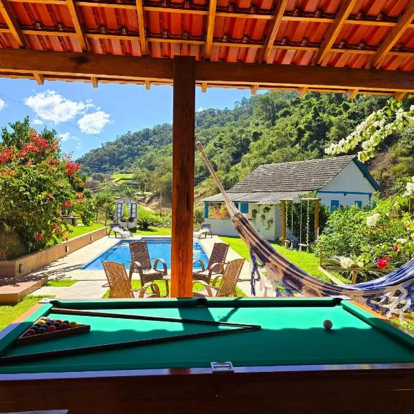 Sítio Vovô Hehr, aconchegante com muito lazer nas montanhas, Domingos Martins-ES, Brasil, hotel en Domingos Martins