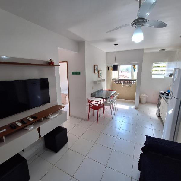 APTO PERTINHO DA PRAIA Internet 500mb e 3 Tvs 2 Quartos TV a cabo Estacionamento Tudo Perto - Foto 5