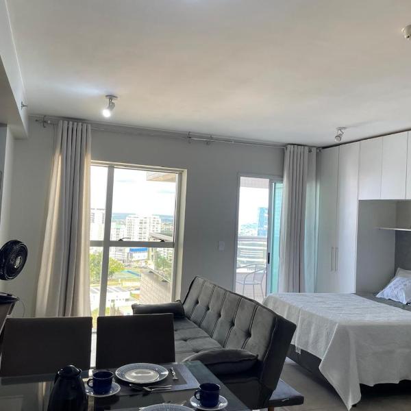 Apartamento Águas Claras, 13⁰ andar, nascente. Vista livre. Wi-Fi veloz. Academia e piscina.