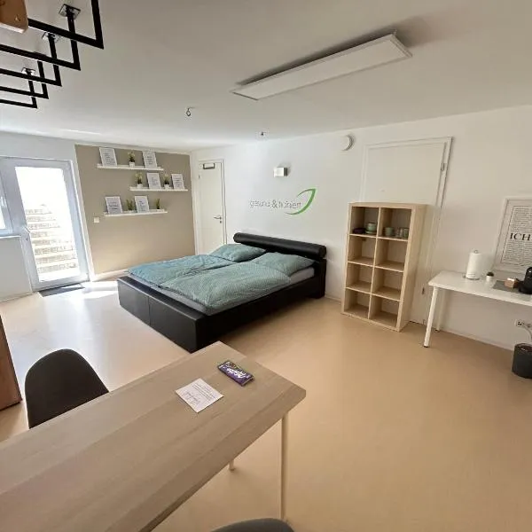 Inspirierendes Sport-Motto-Zimmer am Kocher-Jagst Radweg nähe Heilbronn, hotel in Bad Friedrichshall
