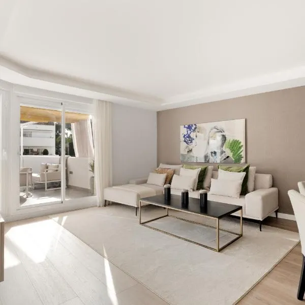 MARBELLA LUXURY APARTAMENT El Dorado Puerto Banús, Nueva Andalucia, 4 bedrooms, hotel in Marbella