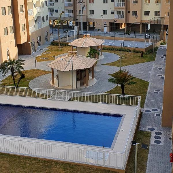 AP centro ao lado do comércio piscina quartos com ar condicionado e estacionamento - Foto 4