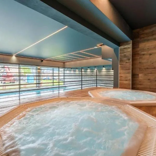 Akces APARTAMENTY KASPROWICZA 20C- BASEN, SAUNY, JACUZZI, SIŁOWNIA W CENIE - SCHWIMMBAD, SAUNEN, JACUZZI, FITNESSSTUDIO IM PREIS, Hotel in Kołobrzeg