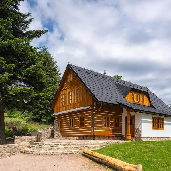Roubenka Růženka - Říčky v Orlických horách, hotel in Pustiny