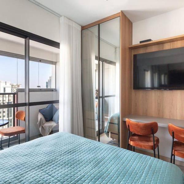 Studio novo próximo à Paulista, metrô e Augusta Andar alto com vista - Foto 2