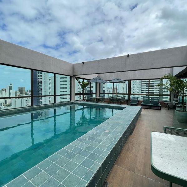 Novíssimo Flat Rooftop apto 405 - 2 pessoas