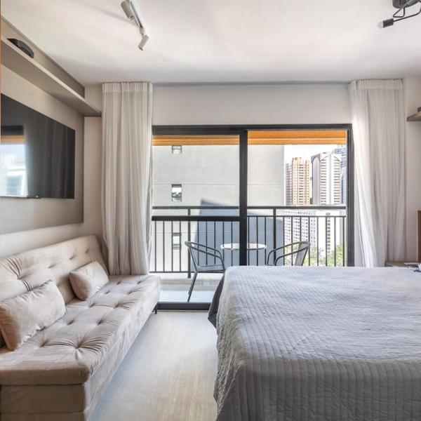 Studio novo e aconchegante próximo á Paulista, aos Hospitais Sírio Lib e 9 de Julho, Smart Fit, Andar alto - Foto 3