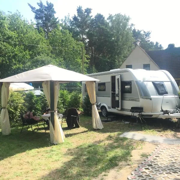 Camping-Feeling mit Komfort - 10min zum Strand: Zingst şehrinde bir otel
