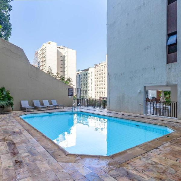 Residence Real Copacabana - 120 - Piscina, Academia e Varanda com Vista
