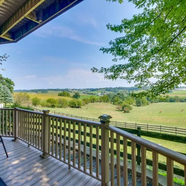 Amish Country Getaway w/ Pastoral Views!, hotel in Millersburg