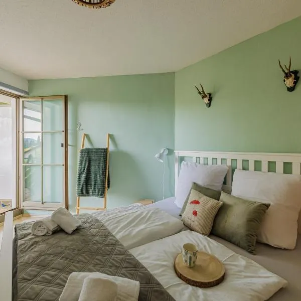 Fewo Herzgrün - zu Fuß zu Lift & Loipe traumhafte Aussicht mit Sauna im Haus Tiefgarage E-Ladestation, hotel in Todtnauberg