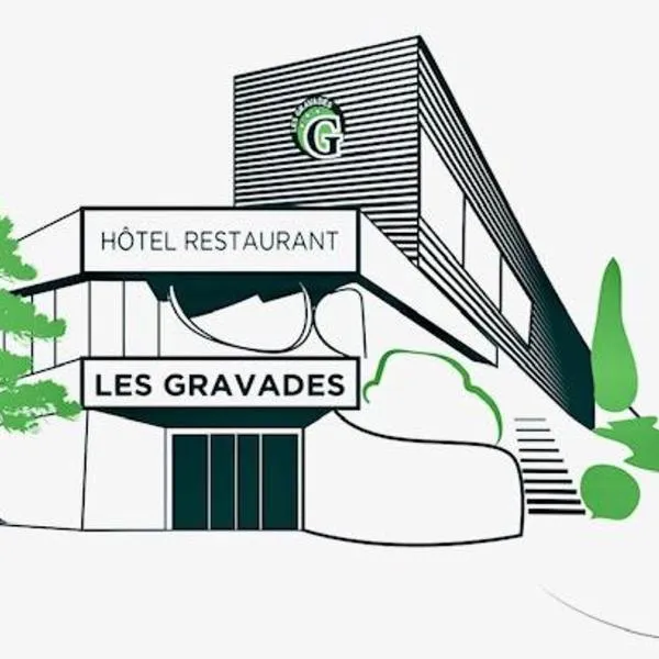Logis Hotel Les Gravades Ussel, hotel v destinaci Ussel