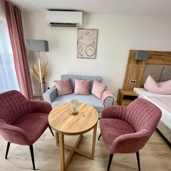 Apartment -Amalia- mit Klimaanlage & überdachte Terrasse, khách sạn ở Ergersheim