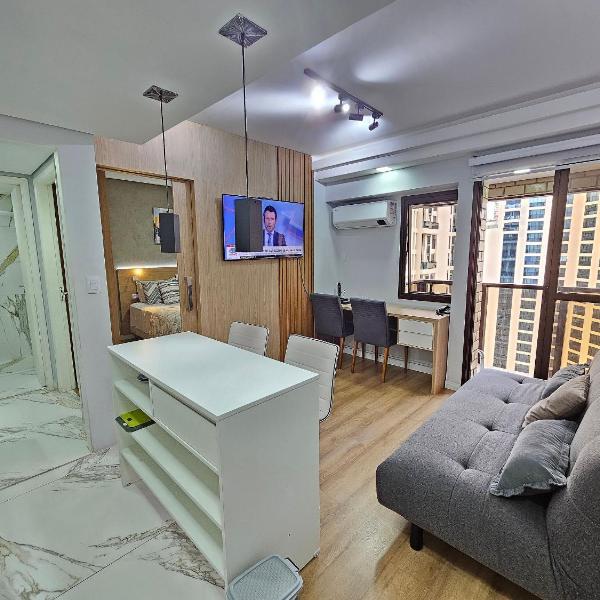 Flat Hotel reformado Perto do Metro de Moema