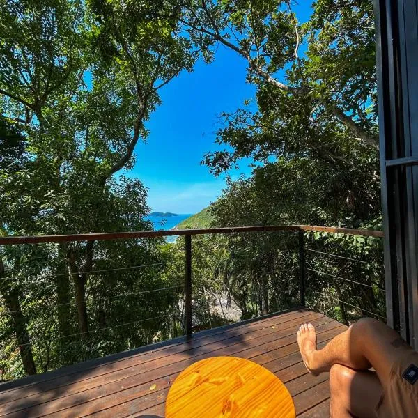 VISTA MAR - Tiny House Sattva - Florianópolis, SC โรงแรมในฟลอเรียนอโปลิส