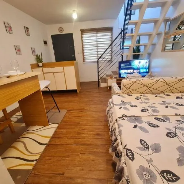 Muji-Inspired, Studio-Type Home at Phirst Park Homes Tanza、Tanzaのホテル